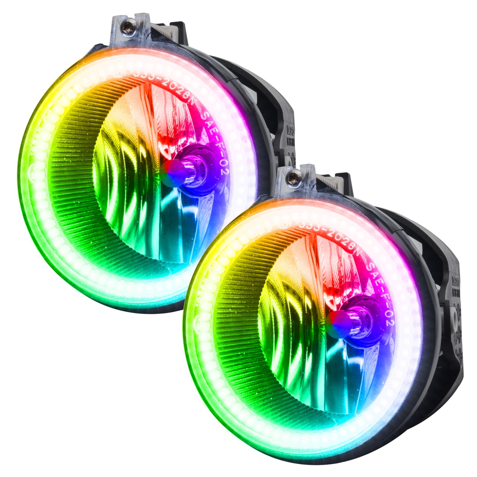 Oracle Lighting Led Waterproof Fog Halo Kit, Colorshift (2008-2014 Challenger) - 1253-333