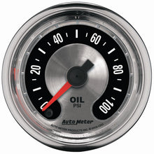 Auto Meter 2-1/16" OIL PRESSURE, 0-100 PSI, AMERICAN MUSCLE - 1253