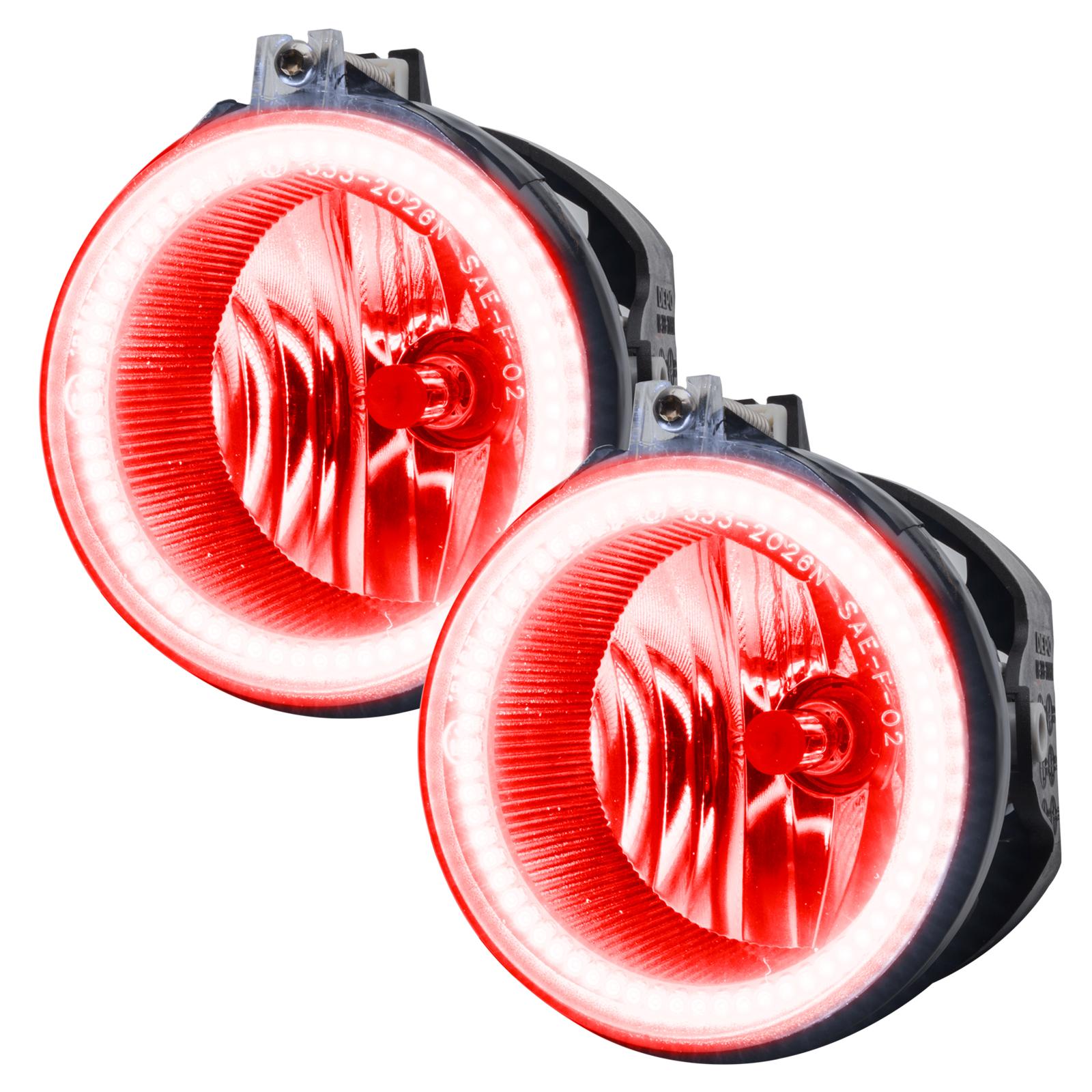 Oracle Lighting Led Waterproof Fog Halo Kit, Red (2006-2014 Charger) - 1254-003