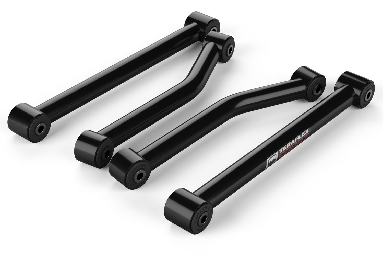 Teraflex 07-18 Wrangler JK Sport Control Arm Kit 4 Arm Front Lower & Rear Upper 2.5-3 Inch Lift - 1254000