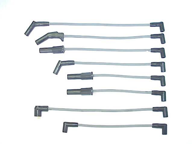 ACCEL Spark Plug Wire Set; [3] 45 Degree Wire; Straight Boots; 8 Piece Set; - 126008
