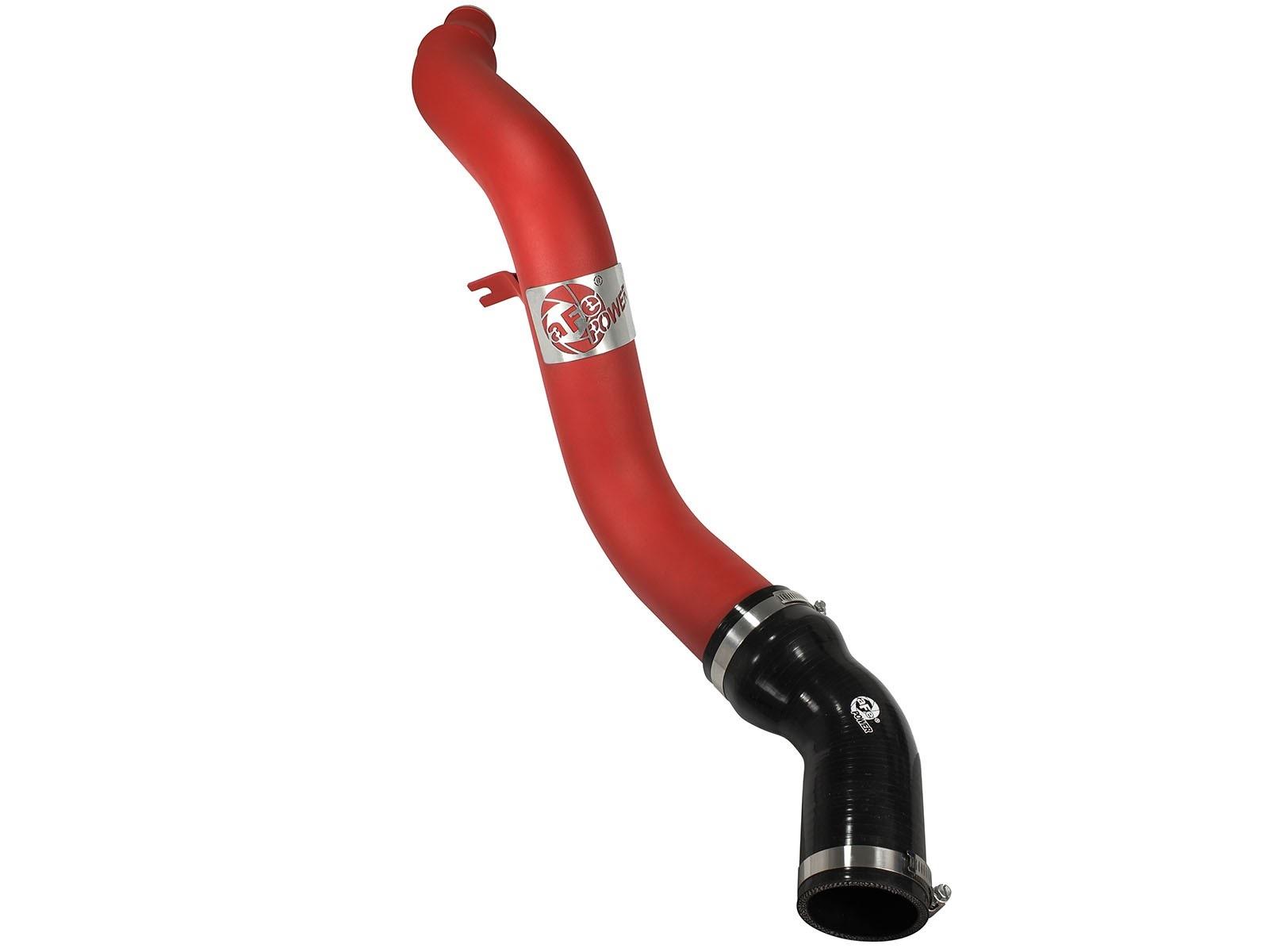 AFE BladeRunner 3" Hot Charge Pipe - Red (2014-2015 Dodge EcoDiesel V6-3.0L (td)) - 46-20178-R