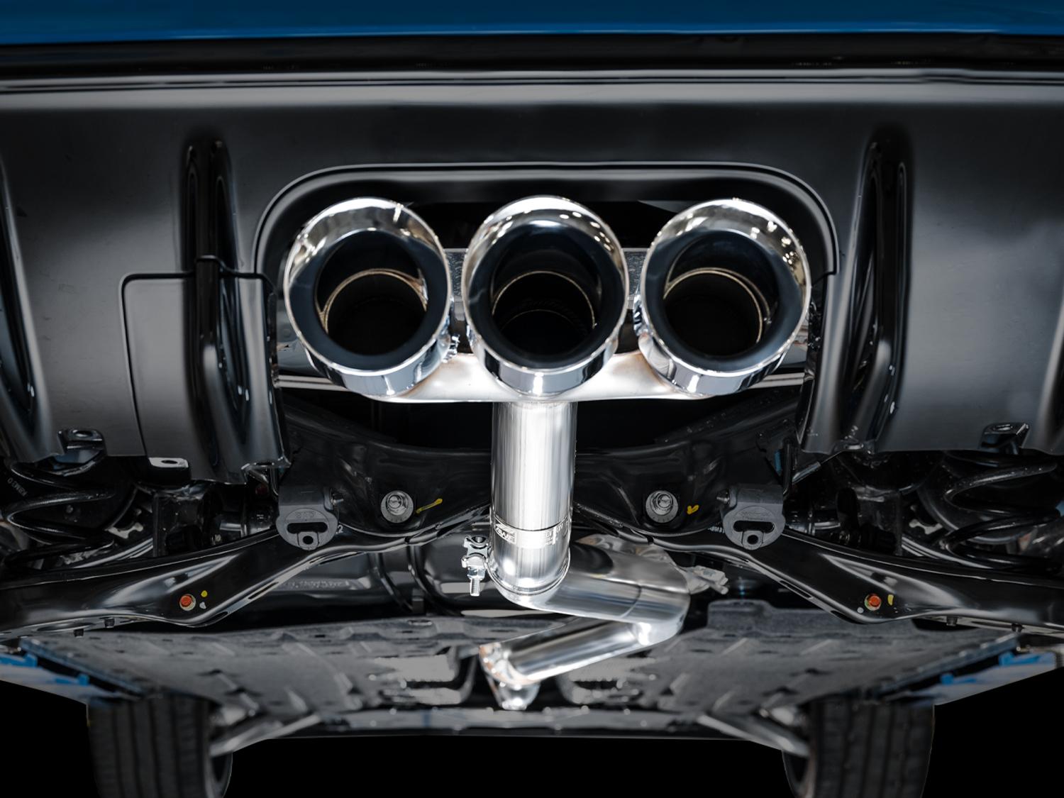 AWE Track Edition for FL5 CTR - Triple Chrome Tips - 3020-52287