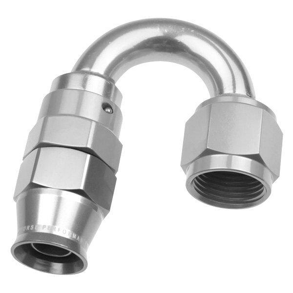 Redhorse Performance -08 AN 180 Degree PTFE reusable  Hose End - Clear - -226231