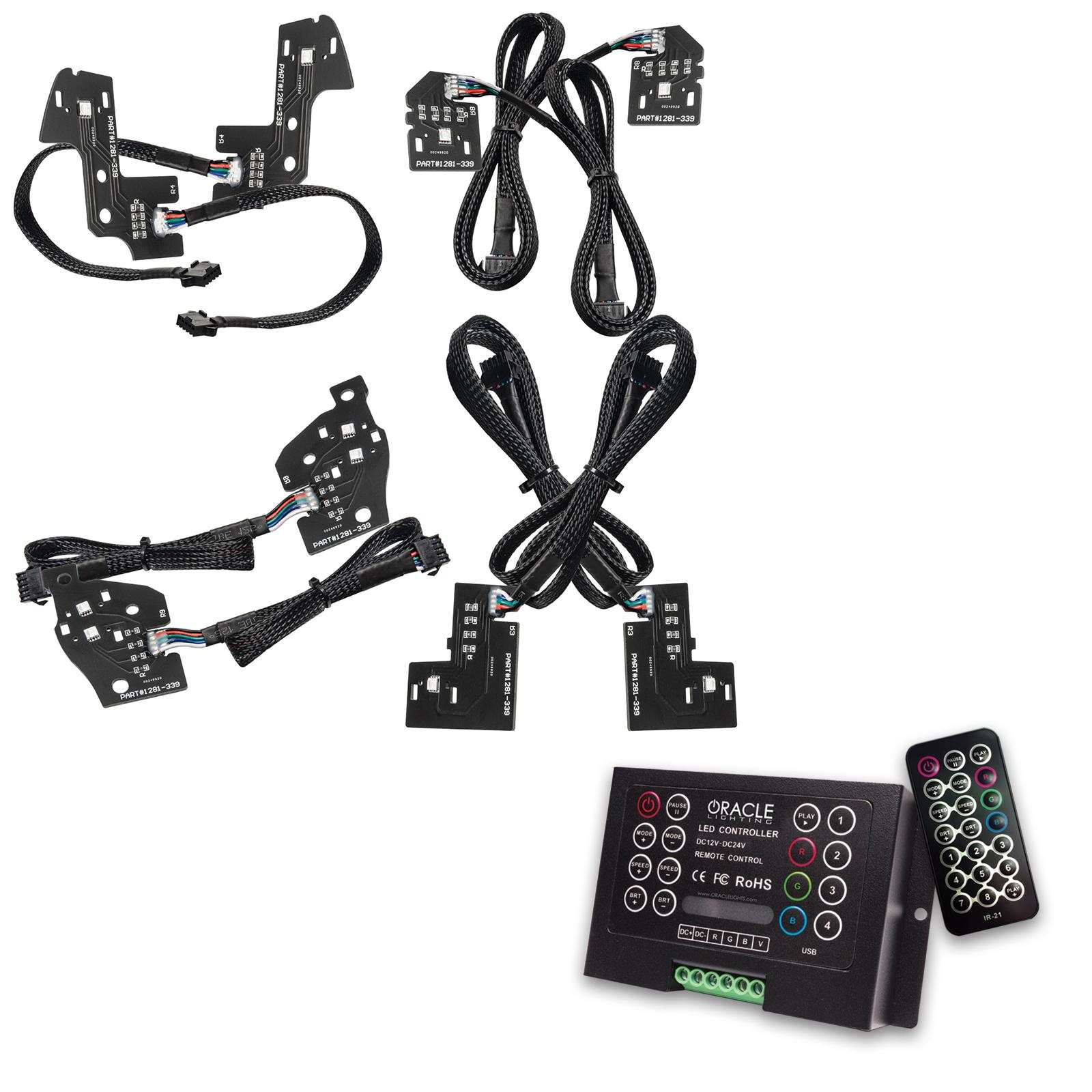 Oracle Lighting 2019-2020 Dodge Ram Oracle Rgbw Headlight Drl Upgrade Kit (2019-2021 1500) - 1281-333