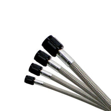 Nitrous Express 8An (2Ft) Stainless Steel Braided Hose (Black) - 12824