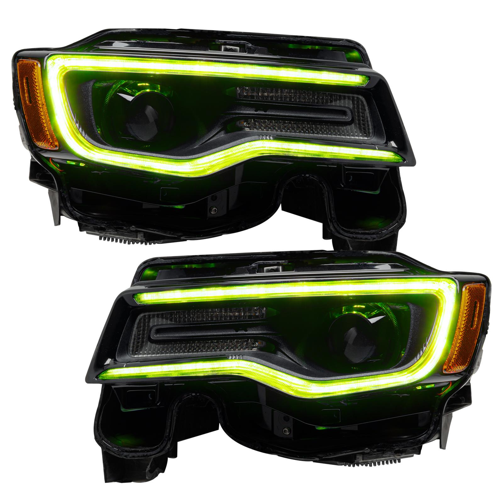 Oracle Lighting Dynamic Colorshift Headlight Drl Upgrade (2014-2021 Grand Cherokee) - 1284-332