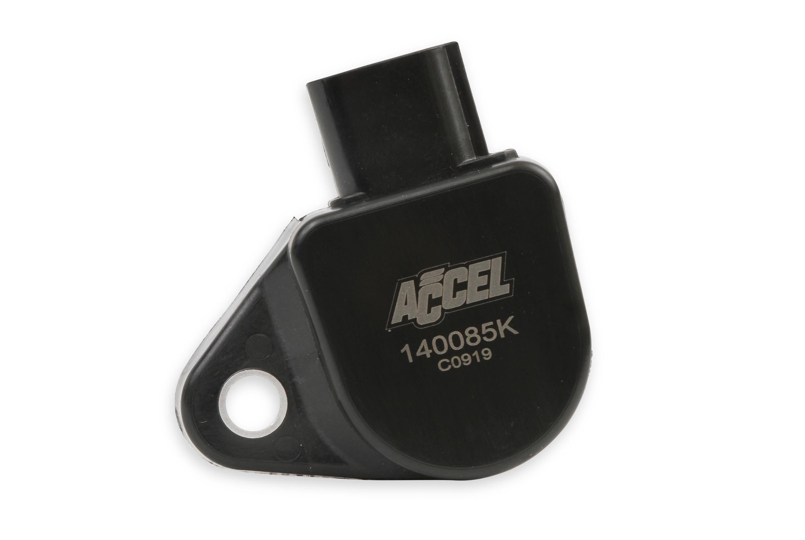 ACCEL SuperCoil Direct Ignition Coil; OEM Replacement; Black; Individual; - 140085K