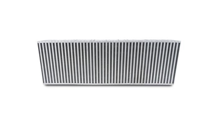 Vibrant Performance Vertical Flow Intercooler; 30"W X 10"H X 3.5"Thick - 12851