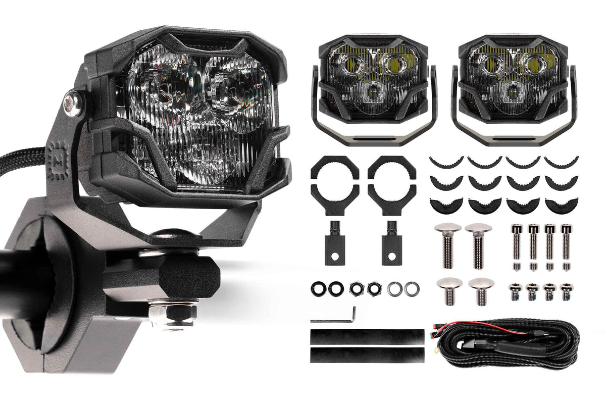 Morimoto 4Banger Universal Kit (HXB / Spot / White) - BAF007UNL