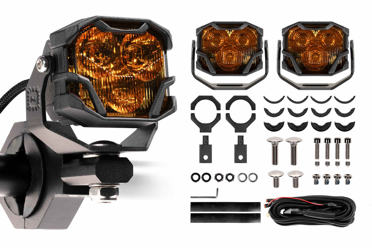 Morimoto 4Banger Universal Kit (HXB / Spot / Yellow) - BAF008UNL