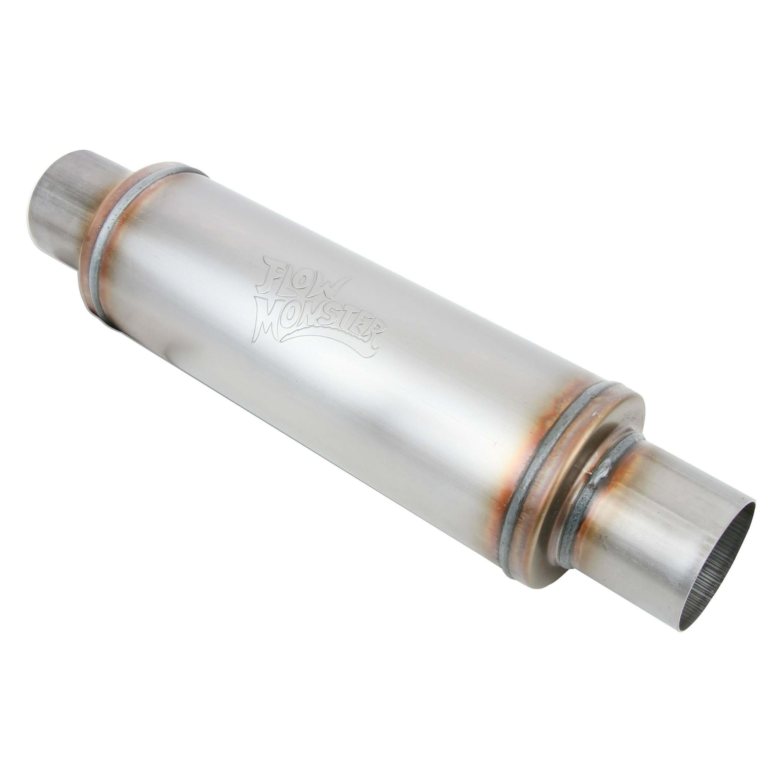 Flowmonster 409SS ROUND CASE ABSORPTION MUFFLER - 12867-FM