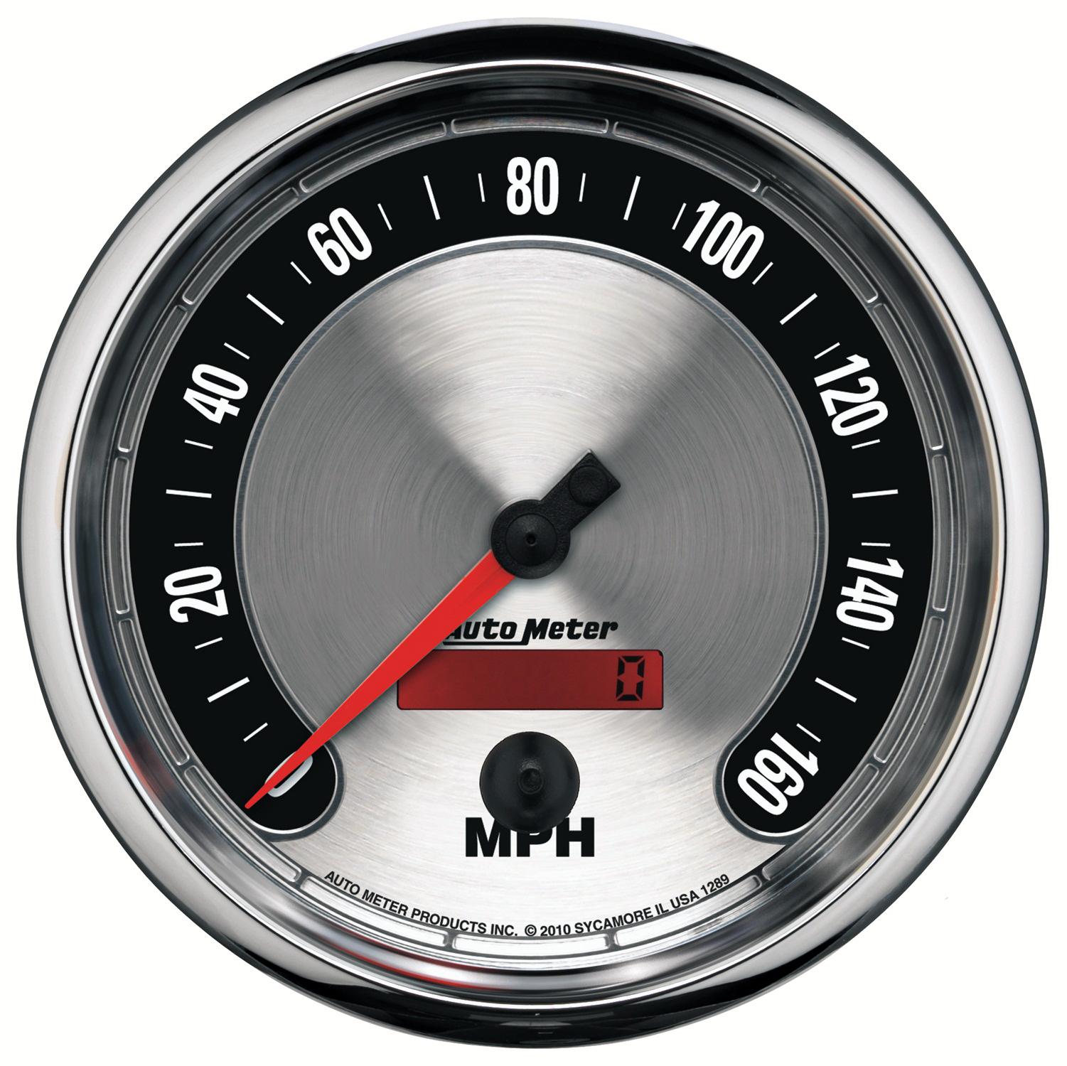 Auto Meter 5" SPEEDOMETER, 0-160 MPH, AMERICAN MUSCLE - 1289