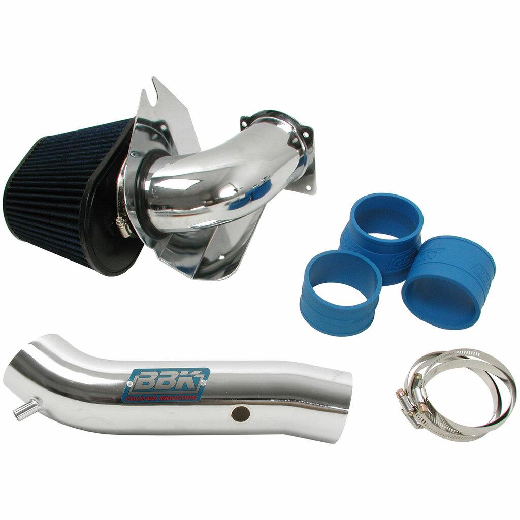 BBK Mustang 3.8L V6 Cold Air Intake - Fenderwell Style (Chrome) (1999-2004 Mustang) - 1719