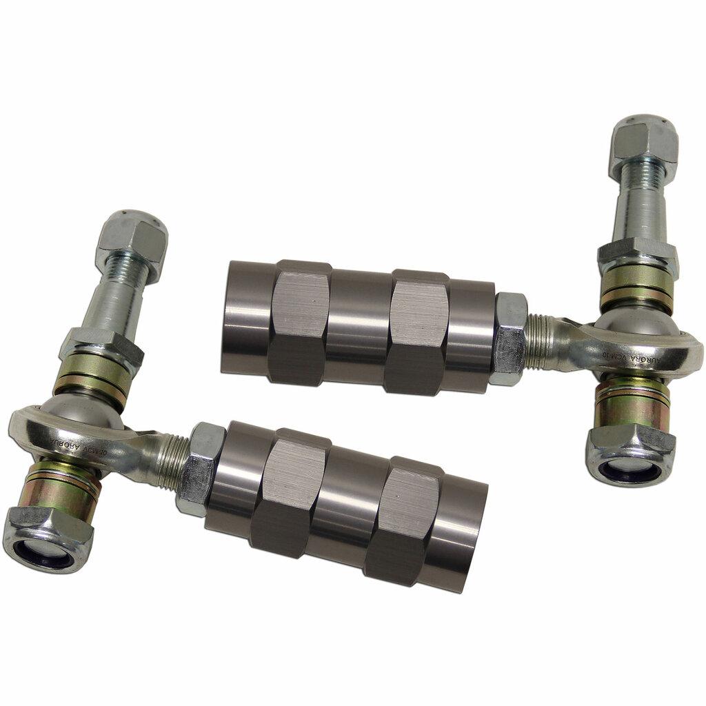 BBK 2005-2014 Mustang Front Bump-Steer Kit Cnc Billet Aluminum Hd Heim Joints (2005-2014 Mustang) - 2563