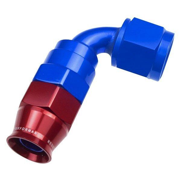 Redhorse Performance -06 AN 90 Degree PTFE reusable  Hose End - Blue - -222644