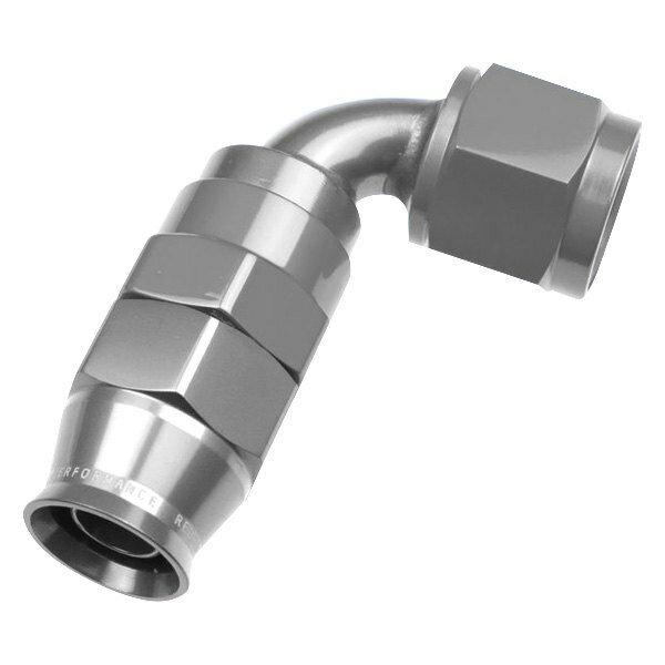 Redhorse Performance -08 AN 90 Degree PTFE reusable  Hose End - Clear - -222579