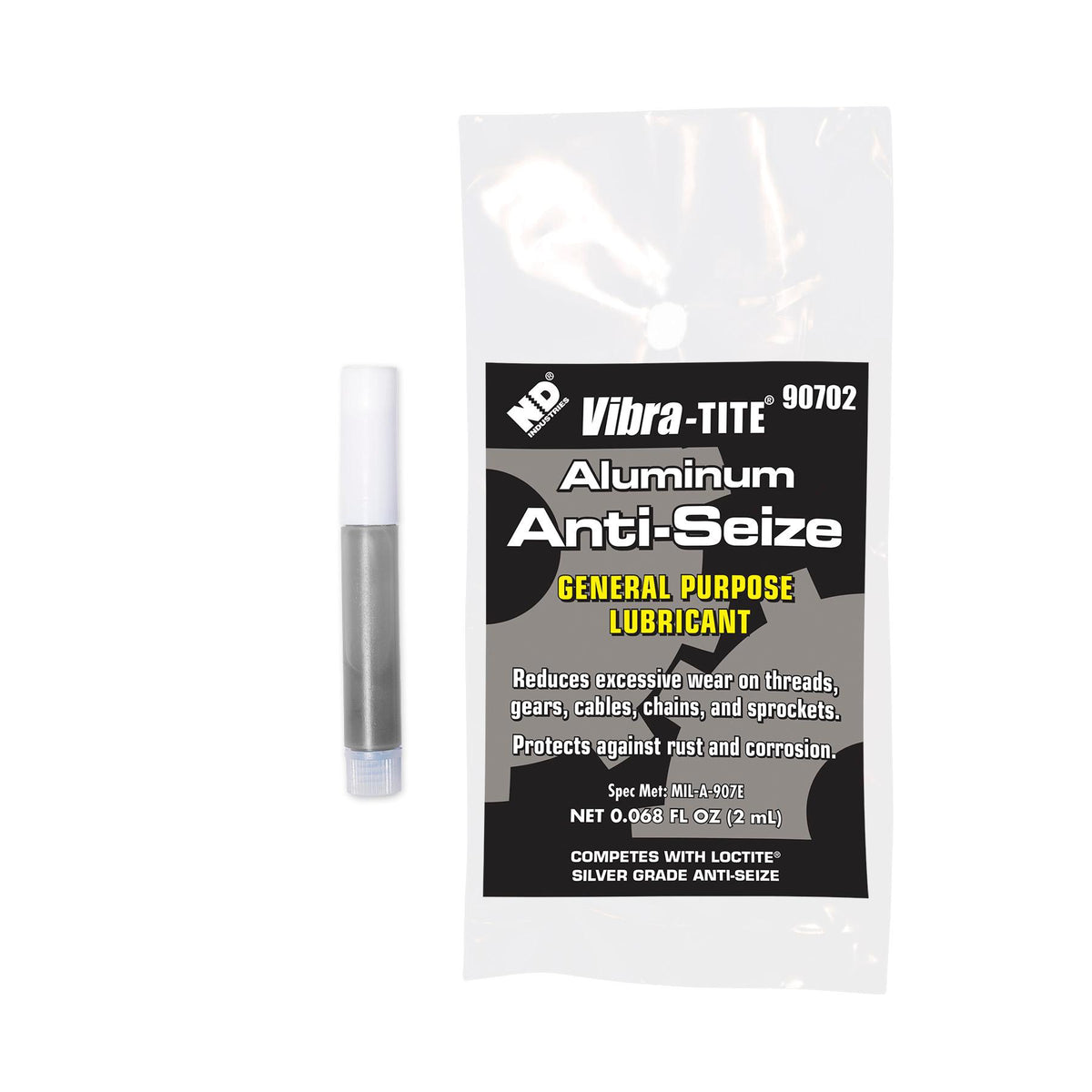 PRW Anti-Seize, Bullet, Aluminum Compound, Silver, 2Ml Tube - 1290702