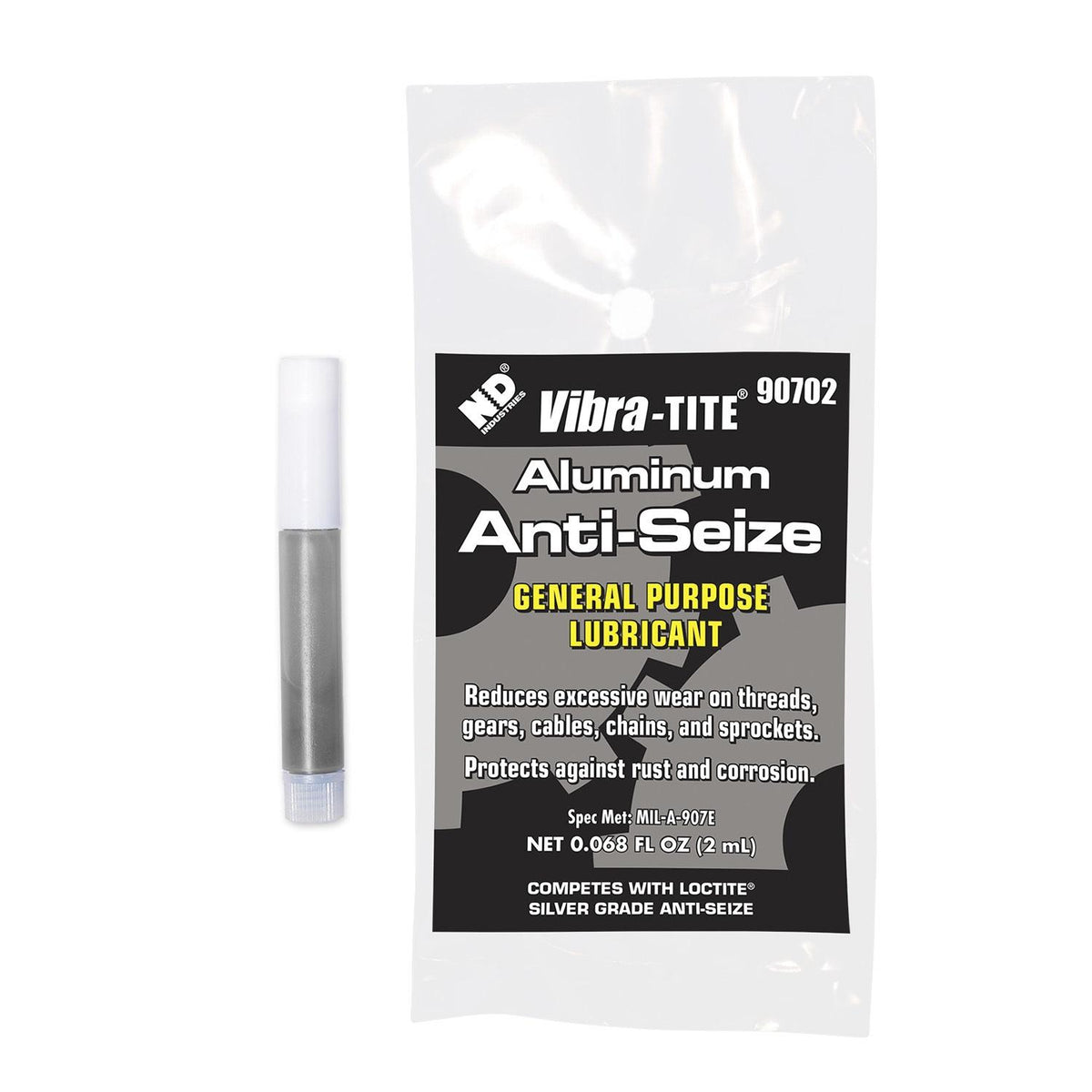 PRW Anti-Seize, Bullet, Aluminum Compound, Silver, 2Ml Tube - 1290702