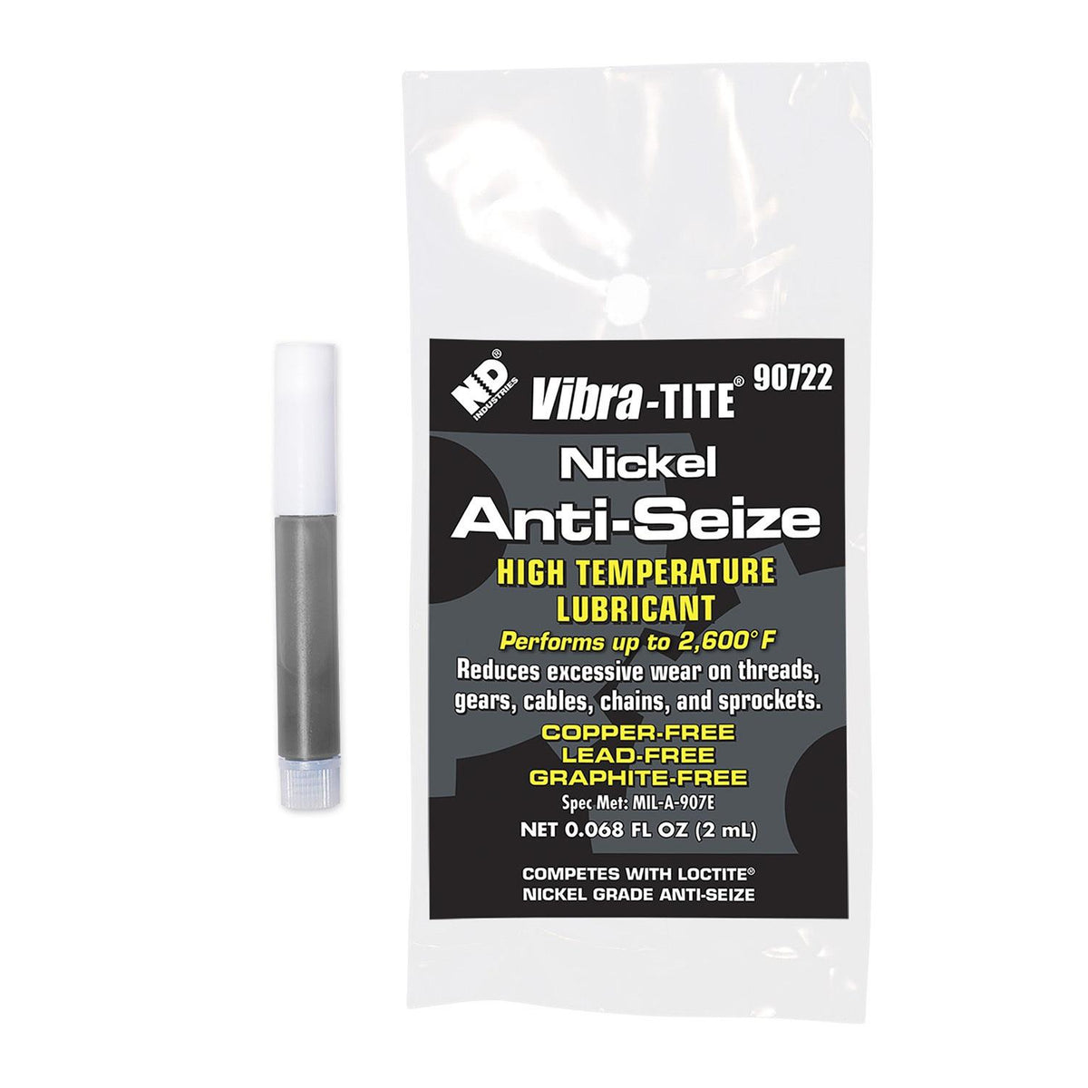 PRW Anti-Seize, Bullet, Nickel Compound, Silver, 2Ml Tube - 1290722