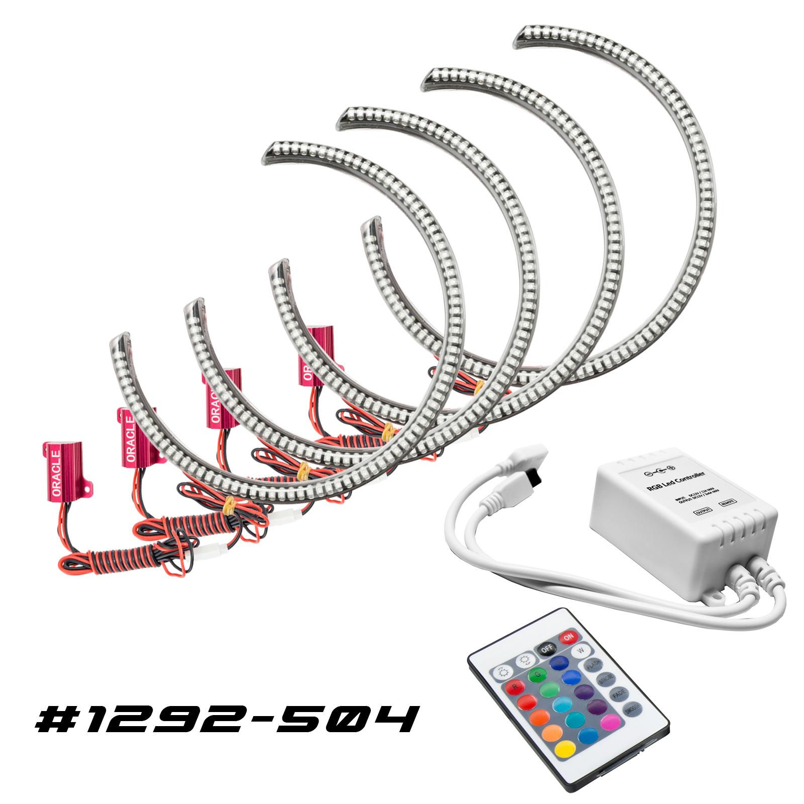 Oracle Lighting Led Waterproof Halo Kit, Colorshift - Simple (2008-2014 Challenger) - 1292-504
