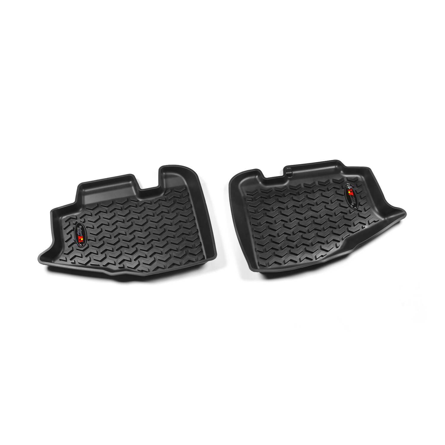 Rugged Ridge All Terrain Floor Liner Rear Pair Black; 97-06 Jeep Wrangler Tj/Lj - 12950.1