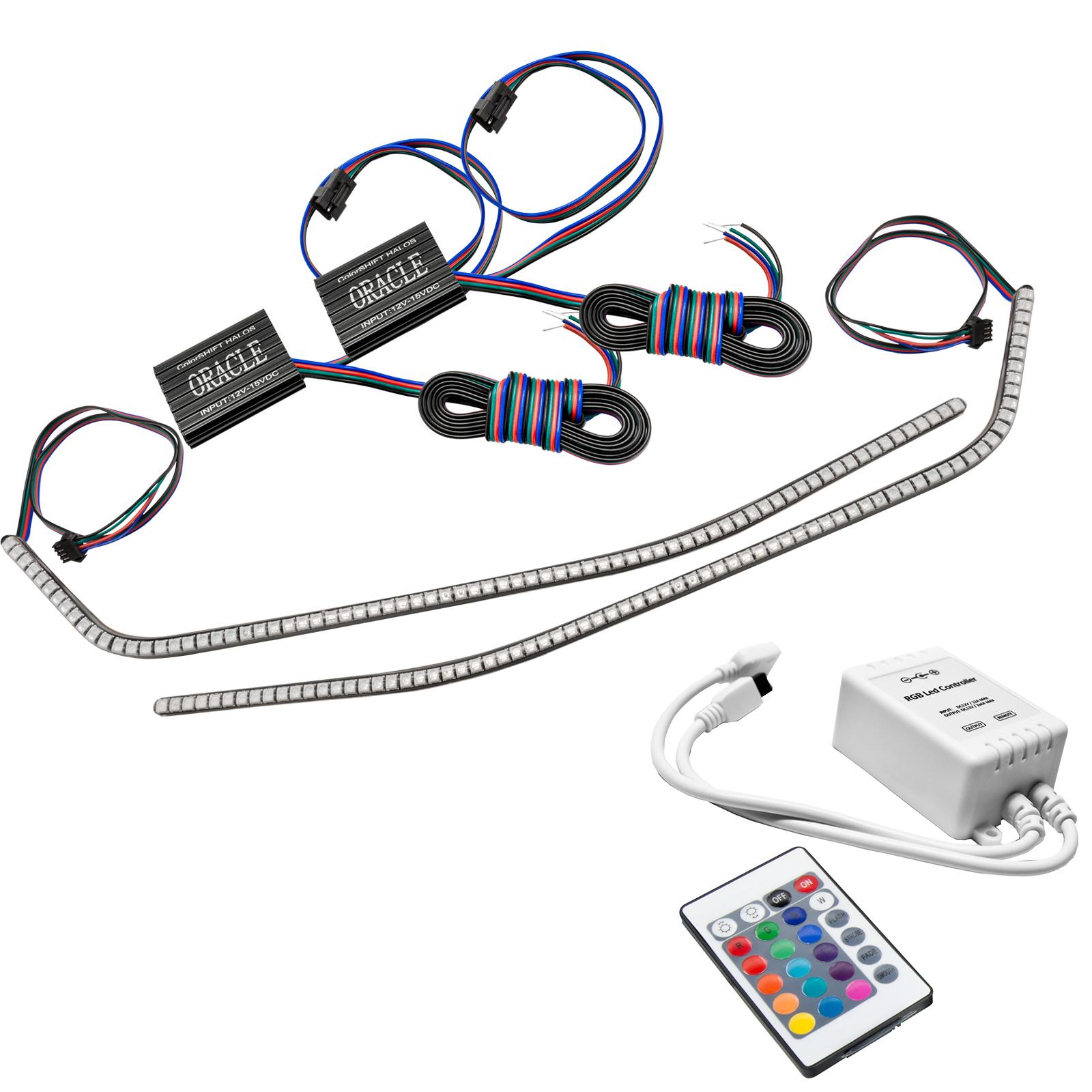 Oracle Lighting Colorshift(Tm) Surface Mount Drl Module Colorshift(Tm) - Simple (2016-2018 Camaro SS, Camaro LS, Camaro LT, Camaro ZL1) - 1297-504