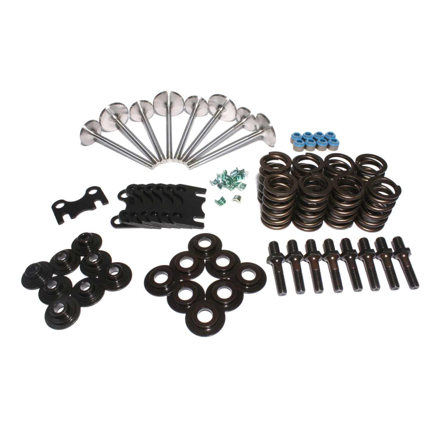 Comp Cams Cylinder Head Assembly Kit For Sbc 235Cc Hyd Flat - 12972-02