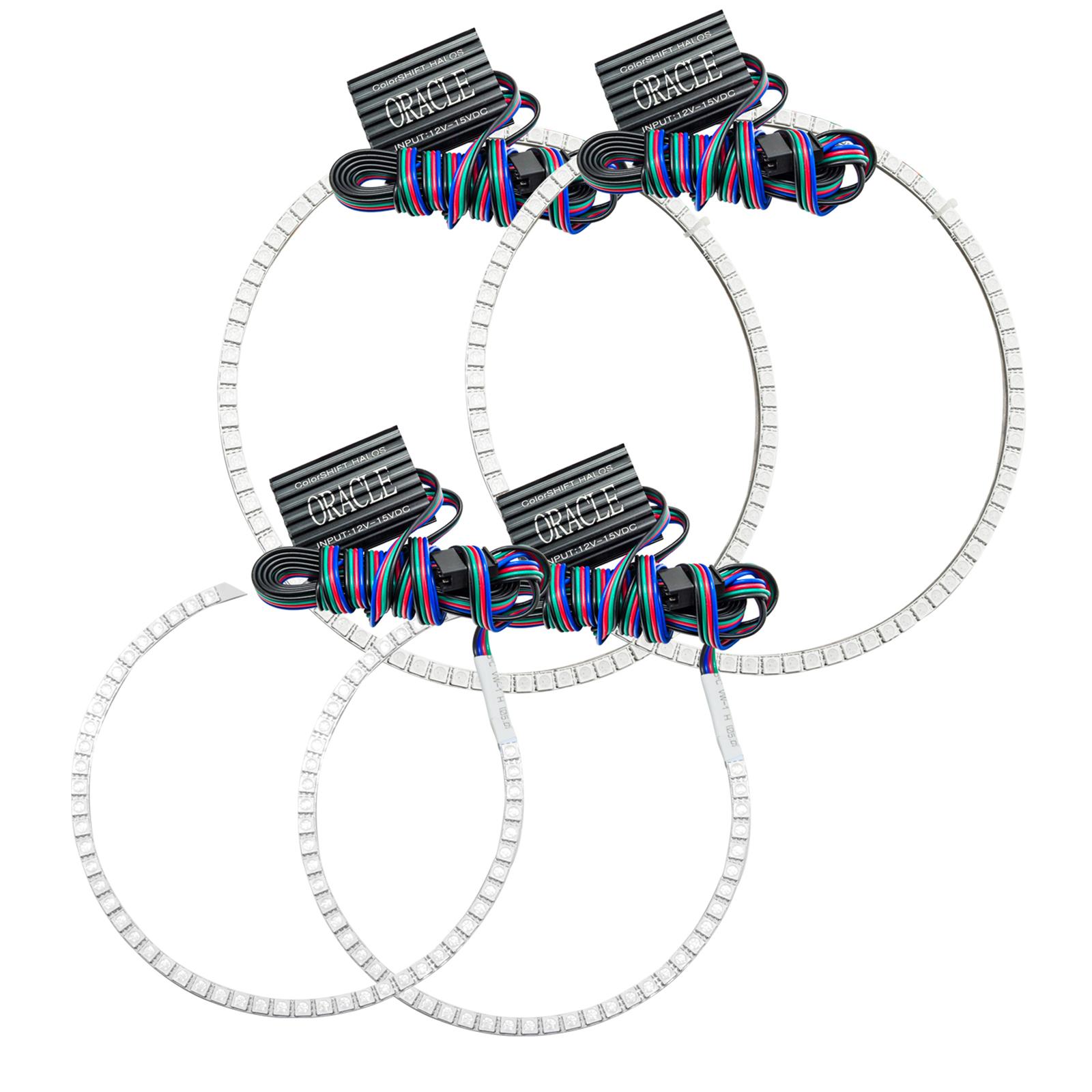Oracle Lighting Colorshift(Tm) Halo Kit Colorshift(Tm) - No Controller (2008-2010 Grand Cherokee) - 1298-334