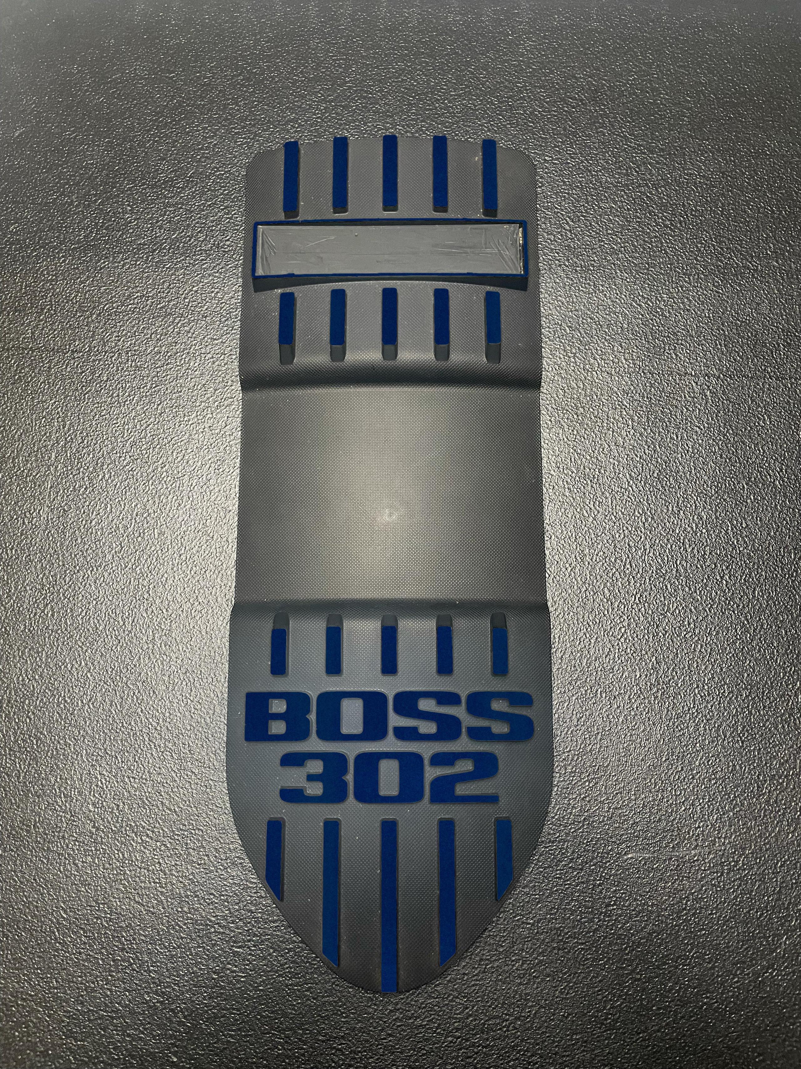 Anchor Room Boss 302 Engine Cover Accents (2012-2013 Mustang Boss 302) - Royal Purple - 12FM_BIA_RP