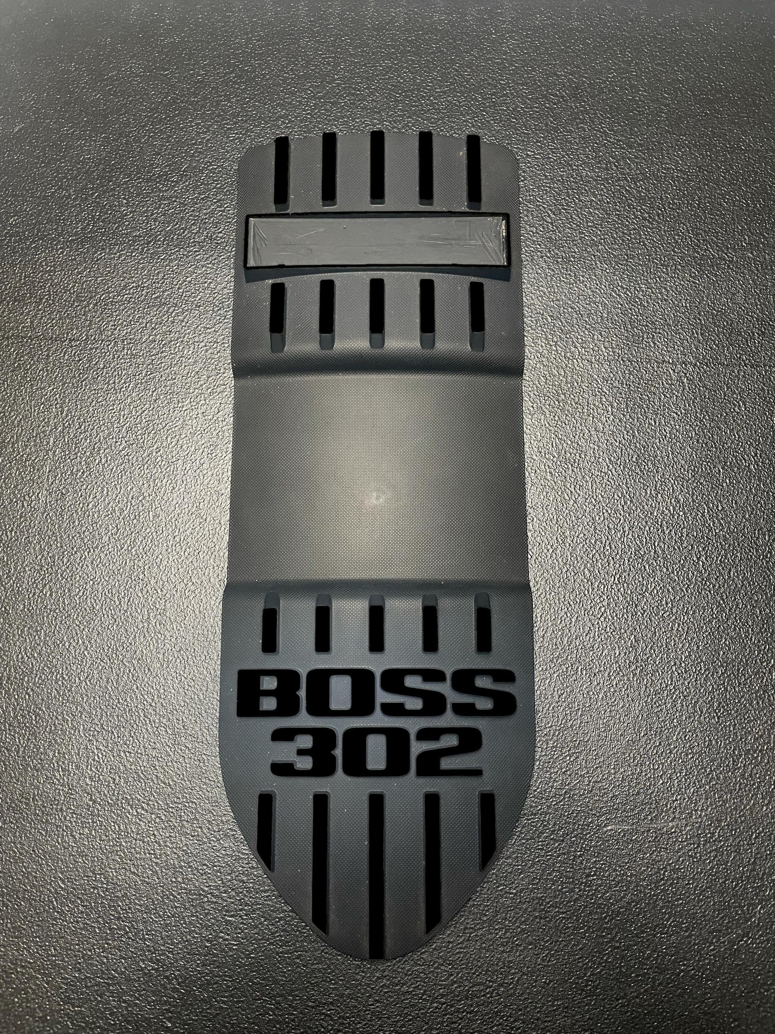 Anchor Room Boss 302 Engine Cover Accents (2012-2013 Mustang Boss 302) - Royal Purple - 12FM_BIA_RP