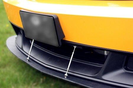 MRT Engineering 12P900 10-12 Mustang GT California Special Splitter-Boss Black