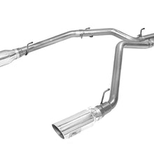 AFE Large Bore-HD 3 IN 409 Stainless Steel DPF-Back Exhaust System w/Polished Tip (2014-2019 1500, 1500 Classic) - 49-42045-P
