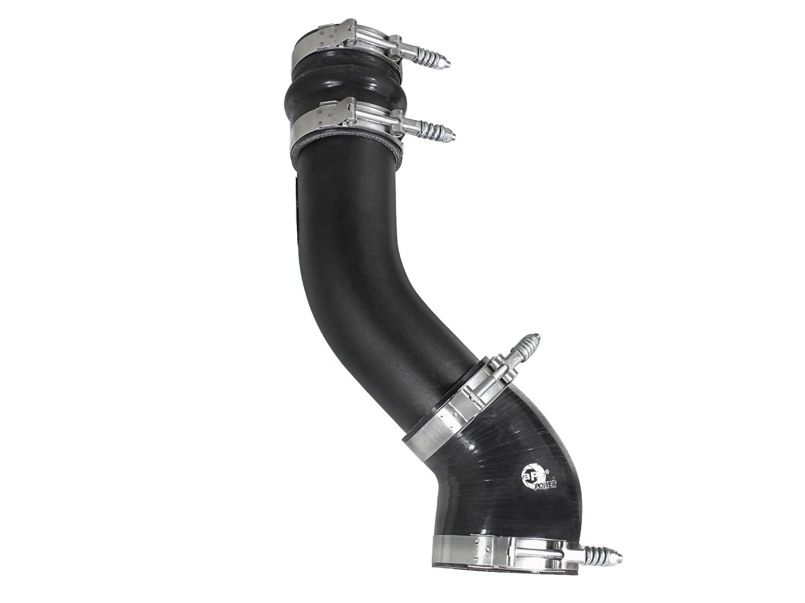 AFE BladeRunner 3 IN Aluminum Hot Charge Pipe Black (1994-2002 Ram 2500, Ram 3500) - 46-20068-B