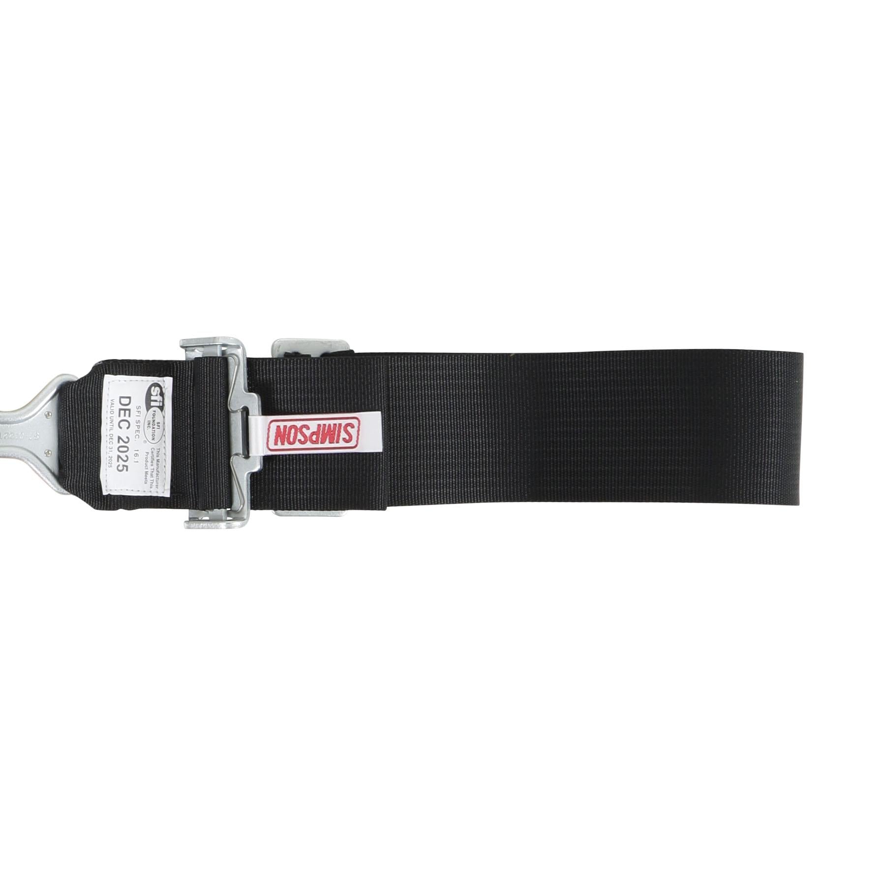 Simpson Racing STD. Latch & Link 5pt. Harness - 29075BKH