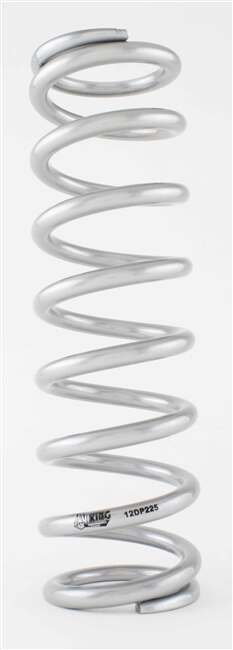 Vi-King Performance Spring Coil 2.55 ID 12 Height 225Lb Silver - 12DP225