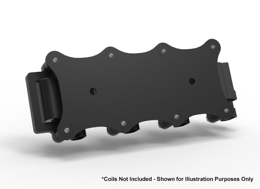 Holley Igntion Coil Remote Relocation Bracket, Black Finish, Pair.  - 561-128