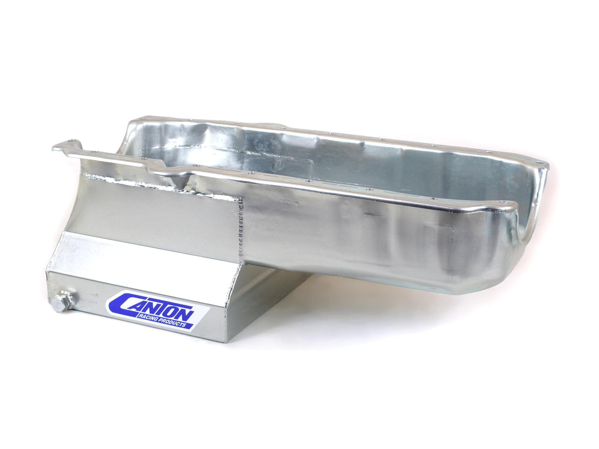 CANTON RACING Small Block Chevy 80-85 Deep T Sump Drag Race Pan - 13-120M