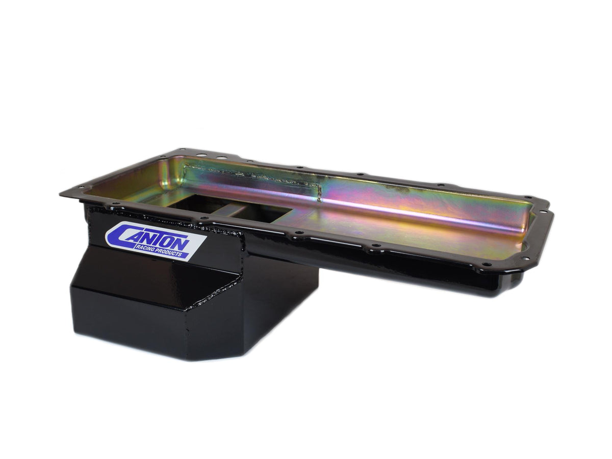 Canton Racing Oil Pan LS1 LS6 Engine Swap Drag Race Pan Steel - 13-274BLK
