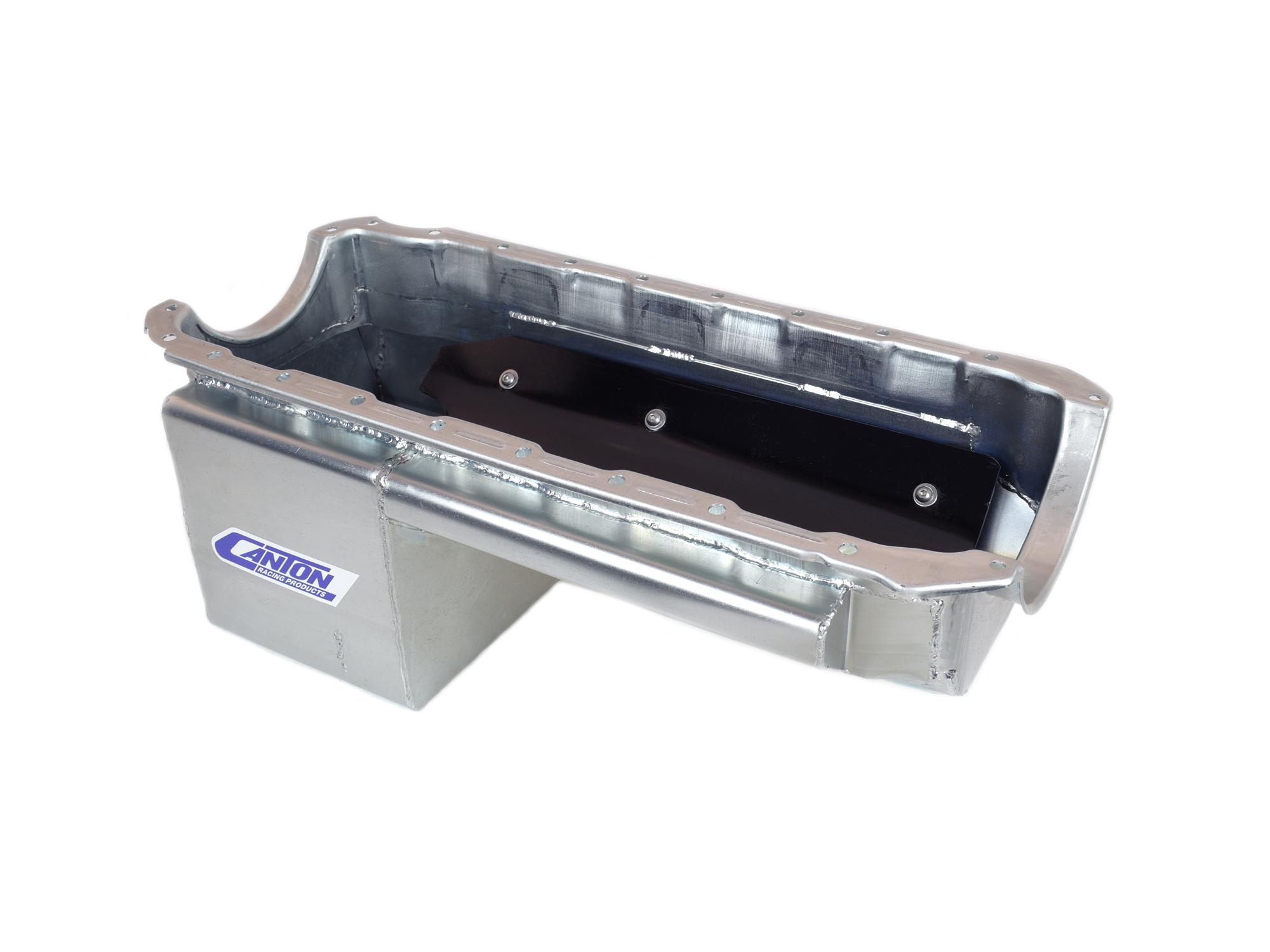 Canton Racing Oil Pan Big Block Chevy Drag Race Pan For Aftermarket Starter - 13-334