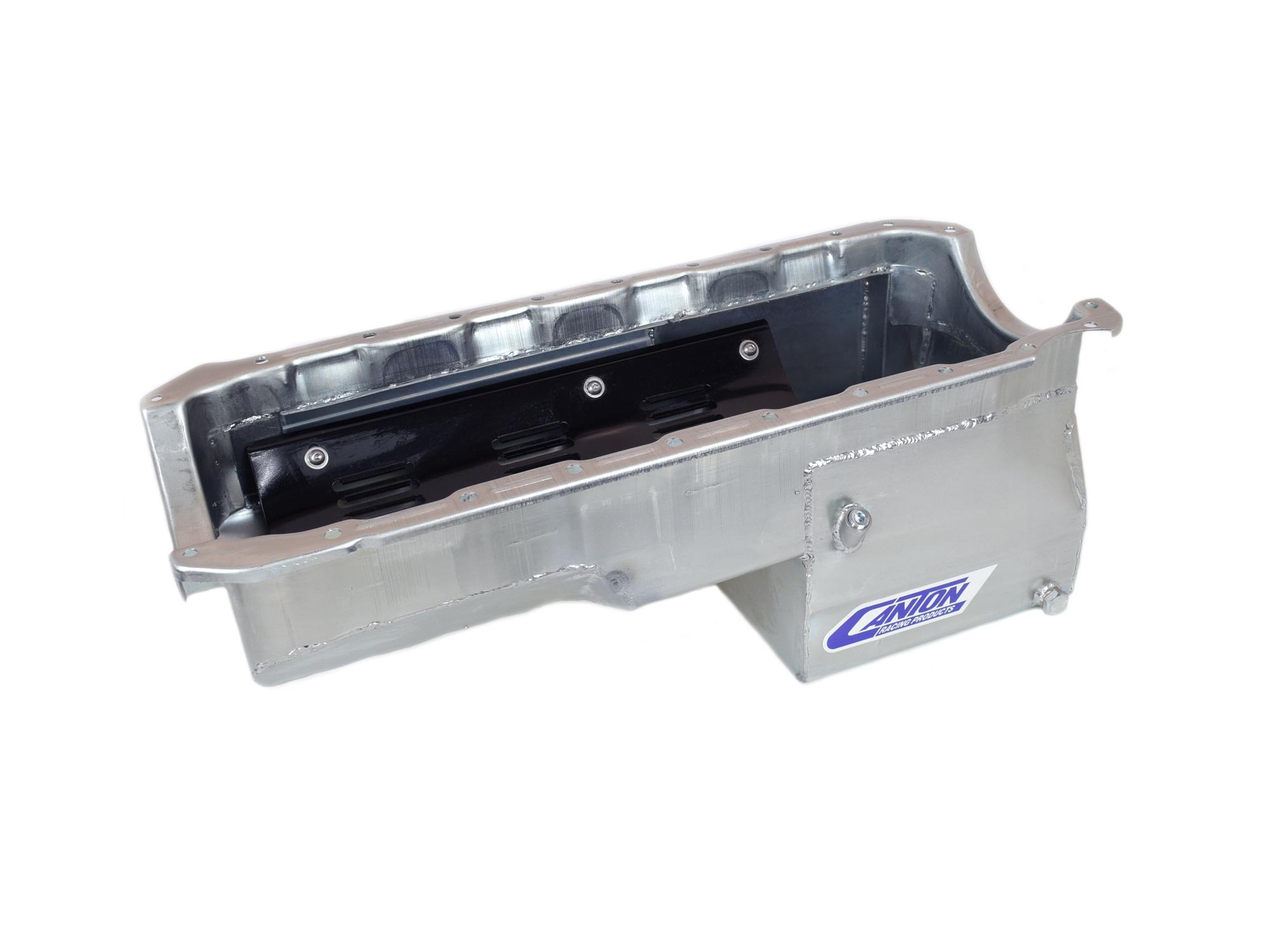 Canton Racing Oil Pan Big Block Chevy Drag Race Pan For Aftermarket Starter - 13-334