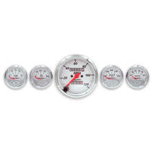 Auto Meter 5 PC. GAUGE KIT, 3-1/8" & 2-1/16", MECH. SPEEDO., CHEVROLET HERITAGE BOWTIE - 1300-00408