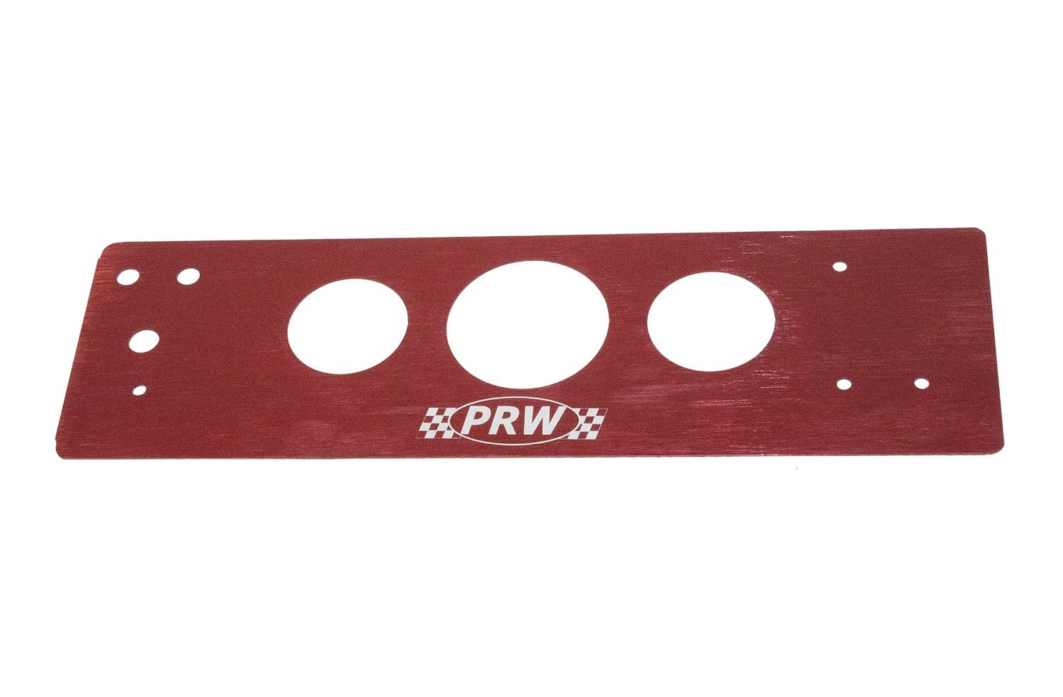 PRW Ets Instrument Panel, Red, With Logo, Pre-Drilled For Instrumentation - 1300313