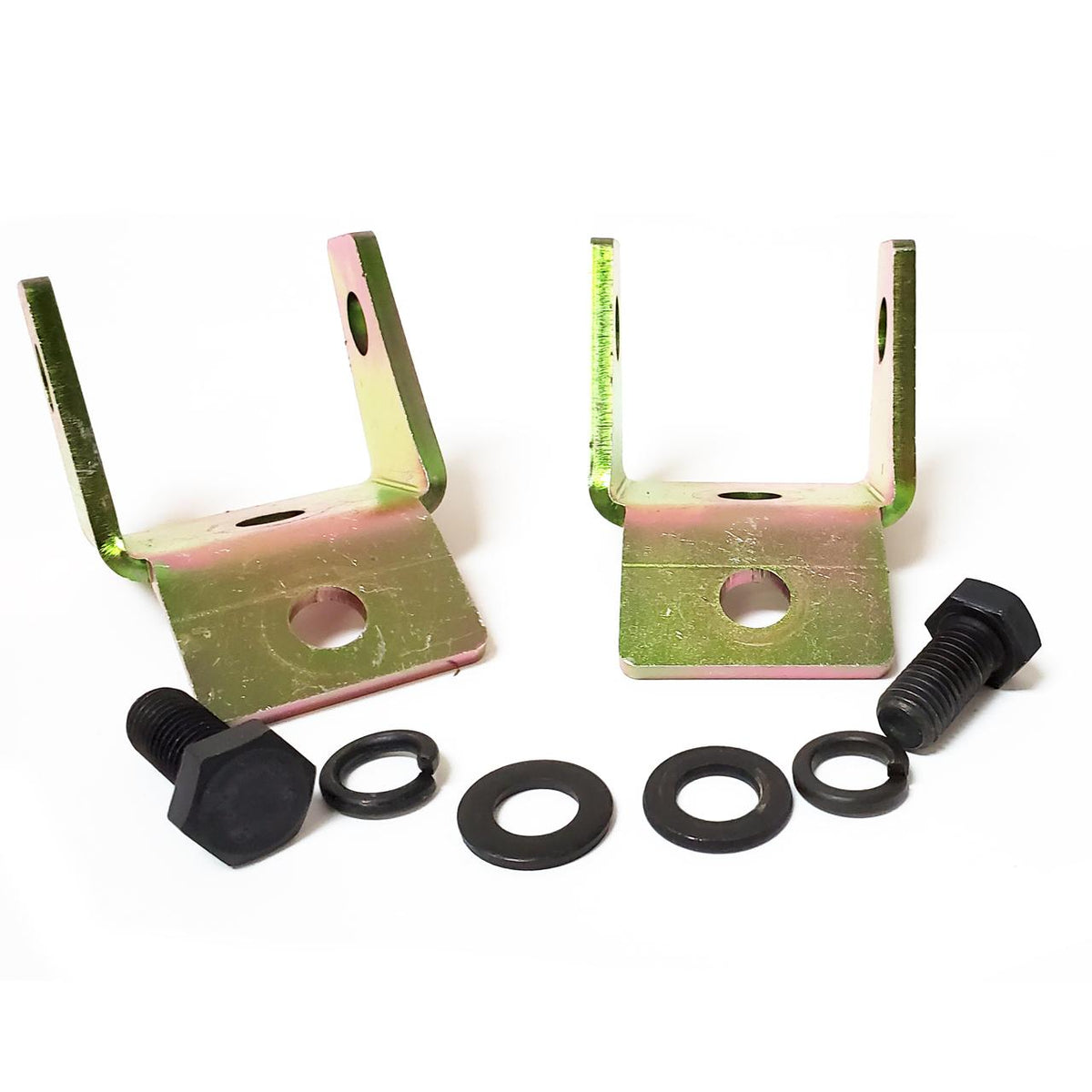 PRW Ets Center Engine Mounting Brackets, Pair, 1.5" Elev To 3.50" Drop - 1300332