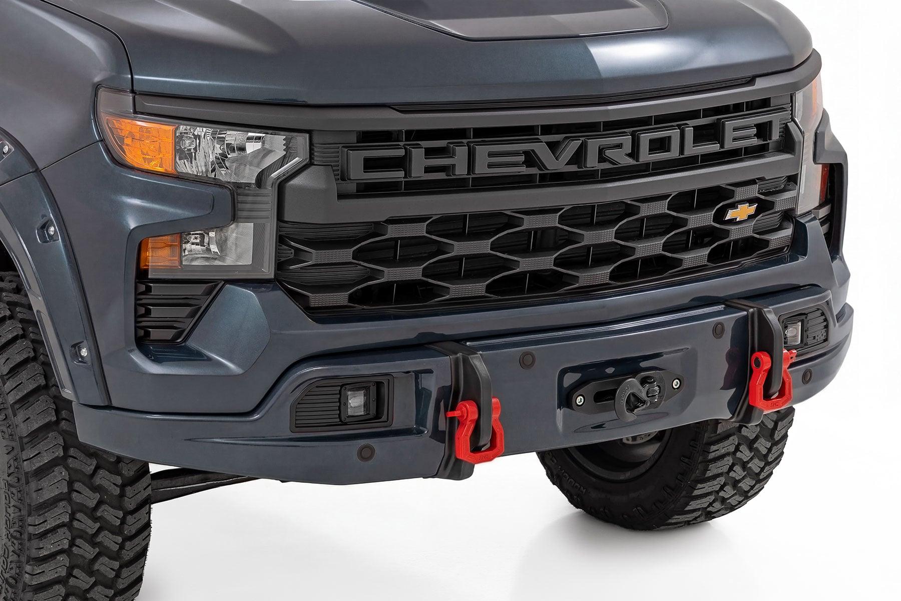 Rough Country Bumper Cover G6M Dark Ash Chevy Silverado 1500 2WD/4WD (2023-2026) (2023-2026 Silverado 1500) - 13006-G6M