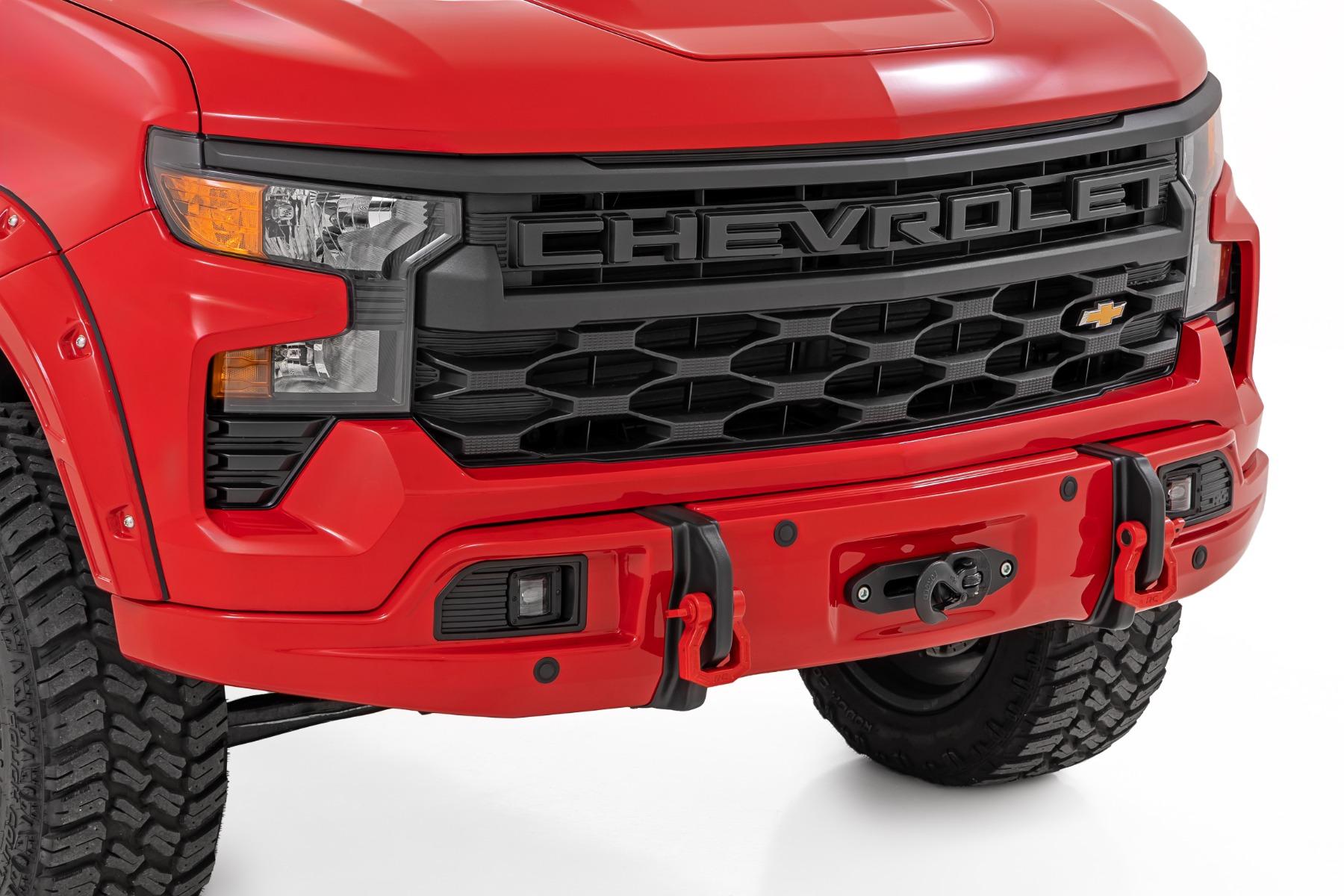 Rough Country Bumper Cover G7C Red Hot Chevy Silverado 1500 2WD/4WD (2023-2026) (2023-2026 Silverado 1500) - 13006-G7C