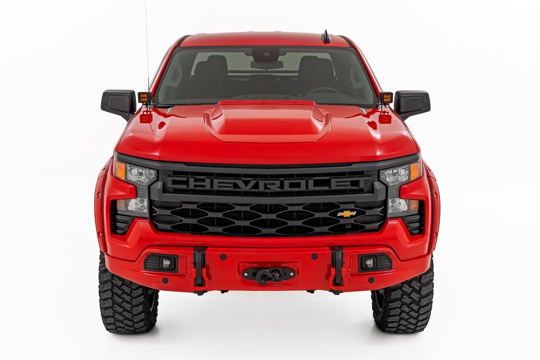 Rough Country Bumper Cover G7C Red Hot Chevy Silverado 1500 2WD/4WD (2023-2026) (2023-2026 Silverado 1500) - 13006-G7C