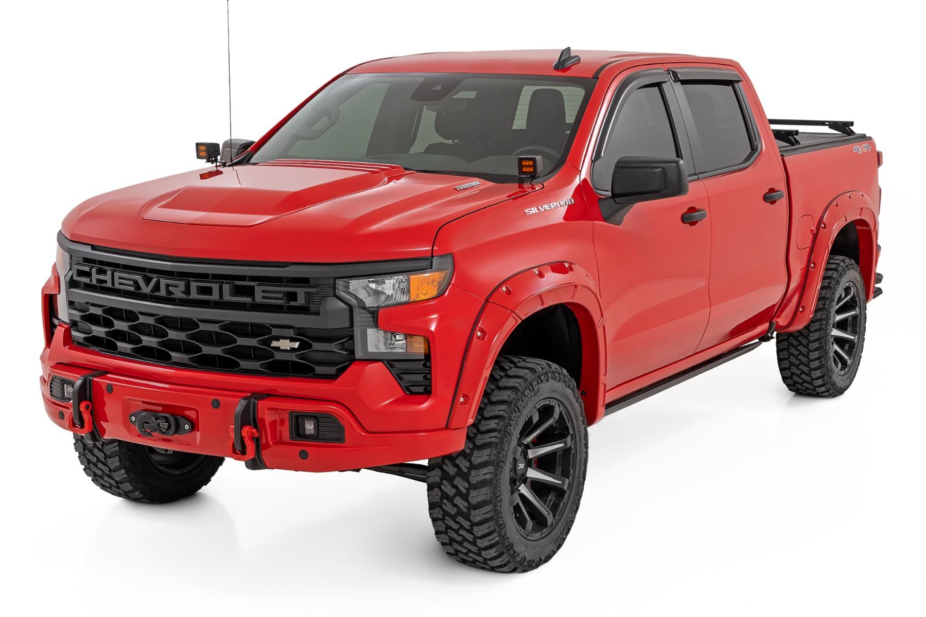 Rough Country Bumper Cover G7C Red Hot Chevy Silverado 1500 2WD/4WD (2023-2026) (2023-2026 Silverado 1500) - 13006-G7C