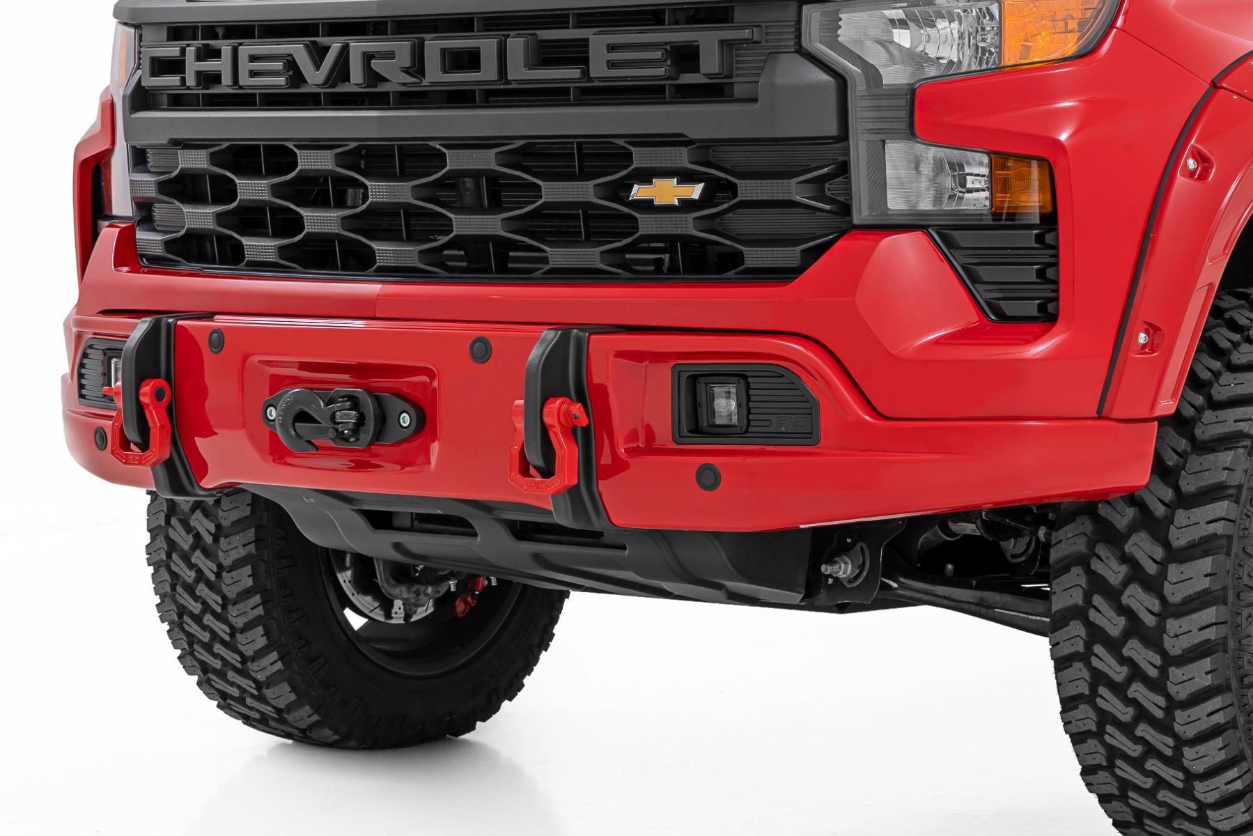 Rough Country Bumper Cover G7C Red Hot Chevy Silverado 1500 2WD/4WD (2023-2026) (2023-2026 Silverado 1500) - 13006-G7C
