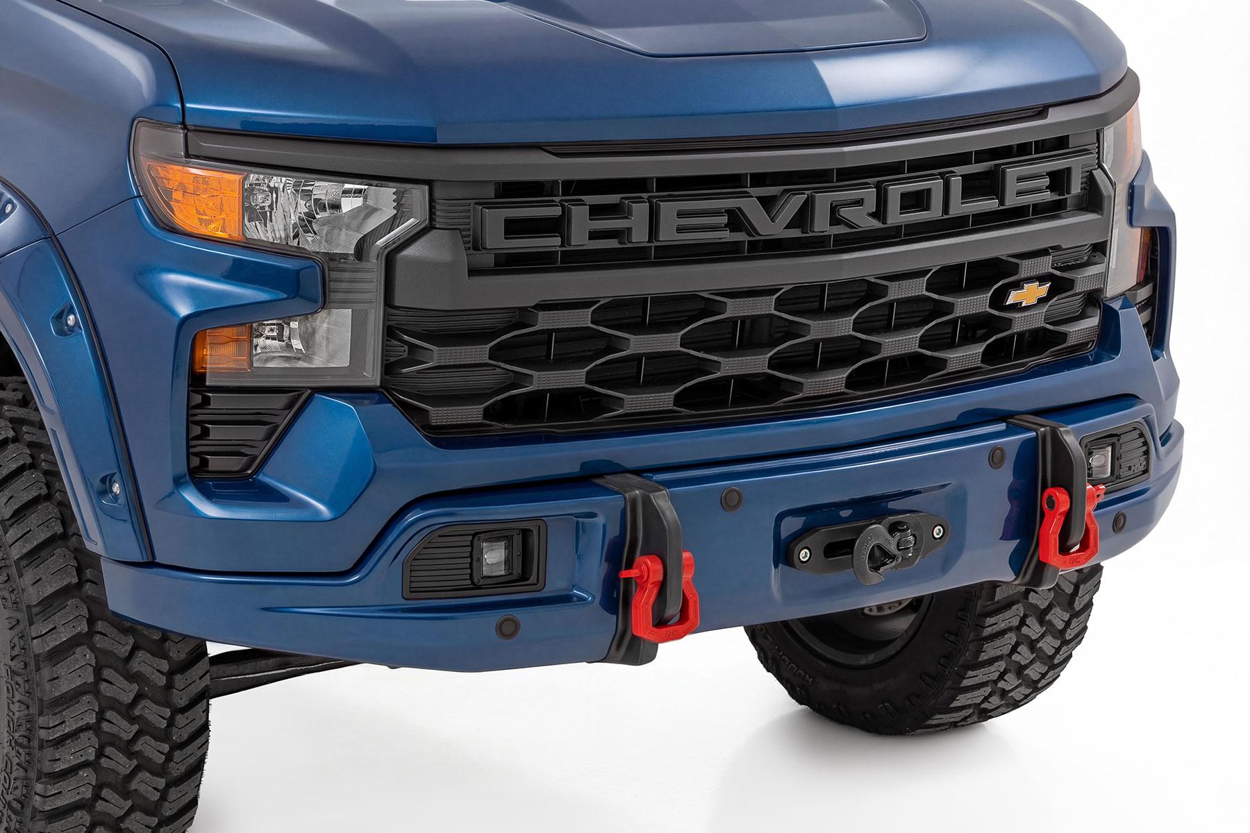Rough Country Bumper Cover GA0 North Sky Blue Chevy Silverado 1500 2WD/4WD (2023-2026) (2023-2026 Silverado 1500) - 13006-GA0